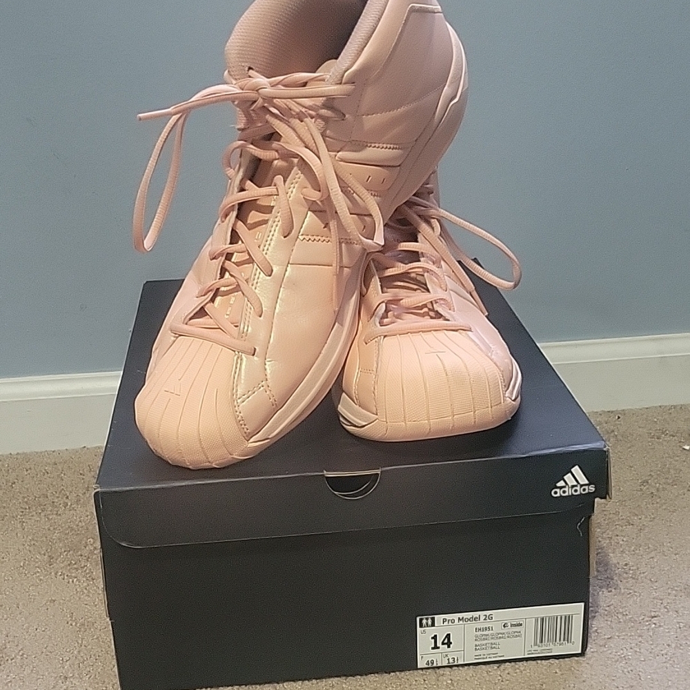 Adidas Pink Pro Model 2G Men's Shoes